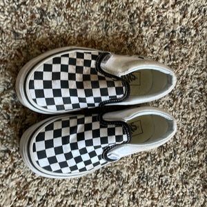Boys size 13 slip on vans